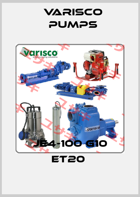 JE4-100 G10 ET20  Varisco pumps