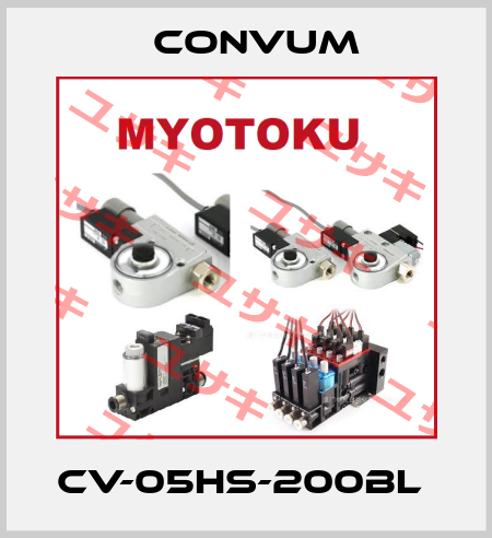 CV-05HS-200BL  Convum