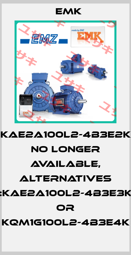 KAE2A100L2-4B3E2K no longer available, alternatives :KAE2A100L2-4B3E3K or KQM1G100L2-4B3E4K EMK