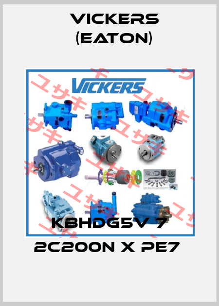 KBHDG5V 7 2C200N X PE7  Vickers (Eaton)