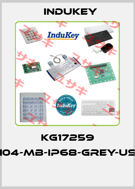 KG17259 TKG-104-MB-IP68-GREY-USB-ES  InduKey