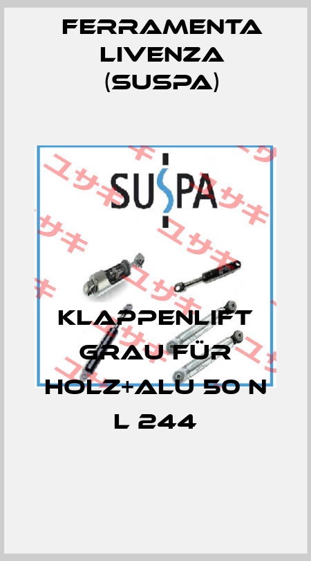 Klappenlift grau für Holz+Alu 50 N L 244 Ferramenta Livenza (Suspa)
