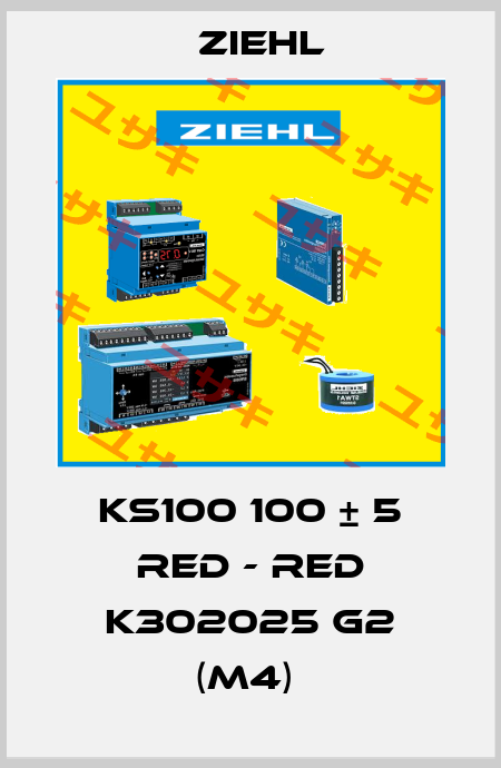 KS100 100 ± 5 RED - RED K302025 G2 (M4)  Ziehl
