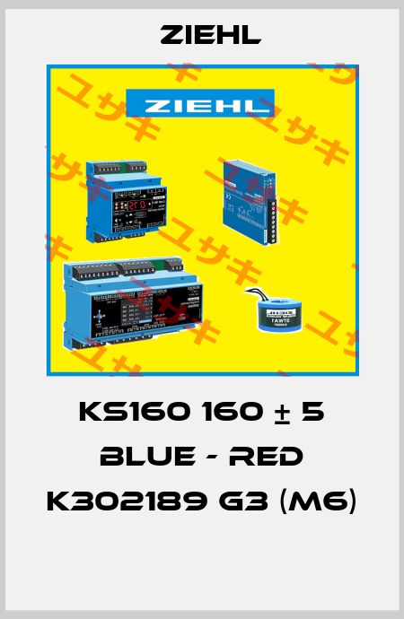 KS160 160 ± 5 BLUE - RED K302189 G3 (M6)  Ziehl