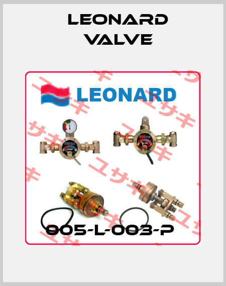 005-L-003-P  LEONARD VALVE