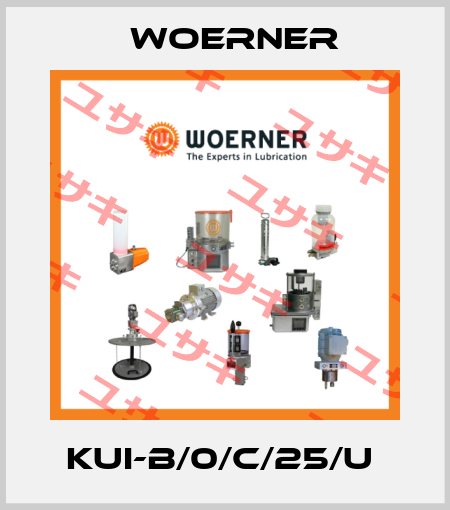 KUI-B/0/C/25/U  Woerner