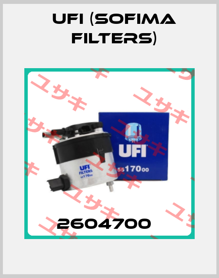 2604700   Ufi (SOFIMA FILTERS)