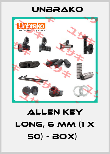 Allen Key long, 6 mm (1 x 50) - Box)   Unbrako