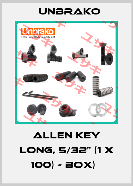 Allen Key long, 5/32" (1 x 100) - Box)   Unbrako