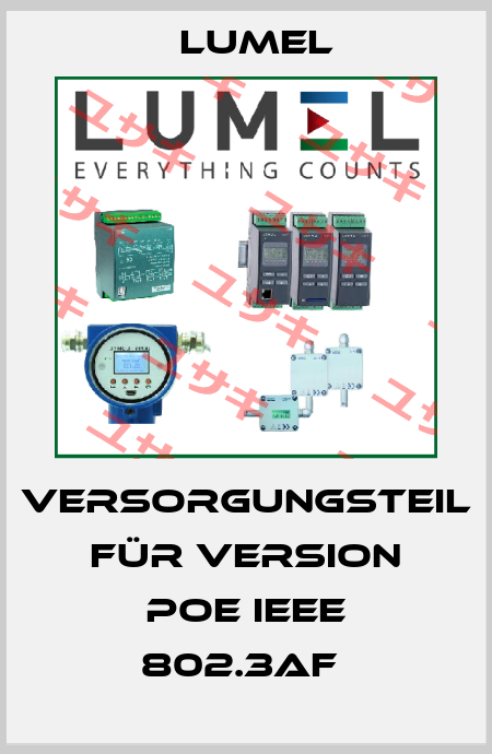 Versorgungsteil für Version PoE IEEE 802.3af  LUMEL