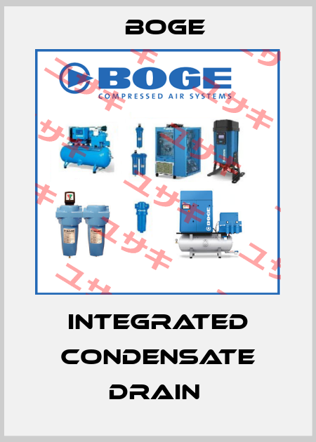 Integrated condensate drain  Boge