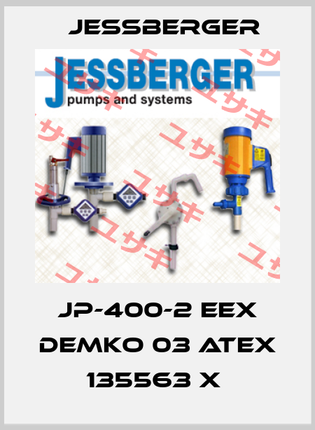 JP-400-2 EEX DEMKO 03 ATEX 135563 X  Jessberger