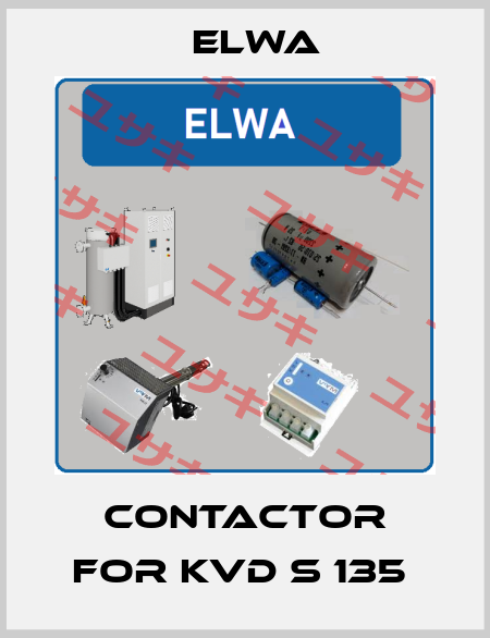 Contactor for KVD S 135  Elwa