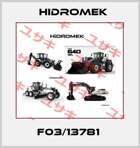 F03/13781  Hidromek