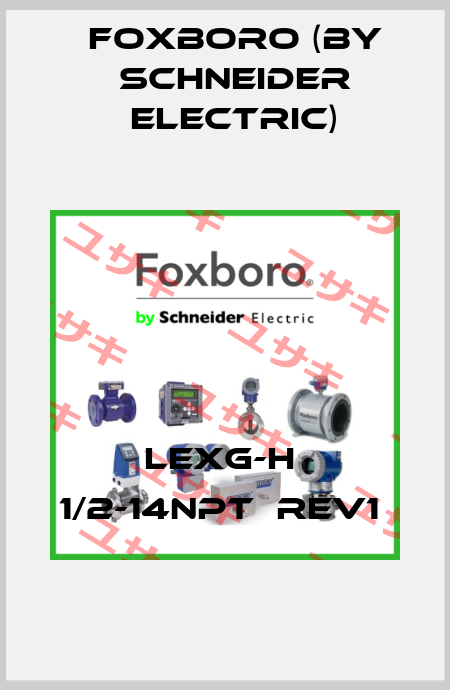 LEXG-H  1/2-14NPT  REV1  Foxboro (by Schneider Electric)