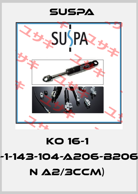 KO 16-1  (16-1-143-104-A206-B206-F1 N A2/3ccm)  Suspa