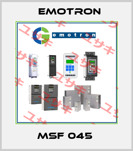 MSF 045  Emotron