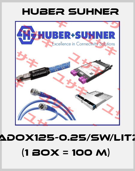 RADOX125-0.25/SW/LITZE (1 box = 100 m)  Huber Suhner