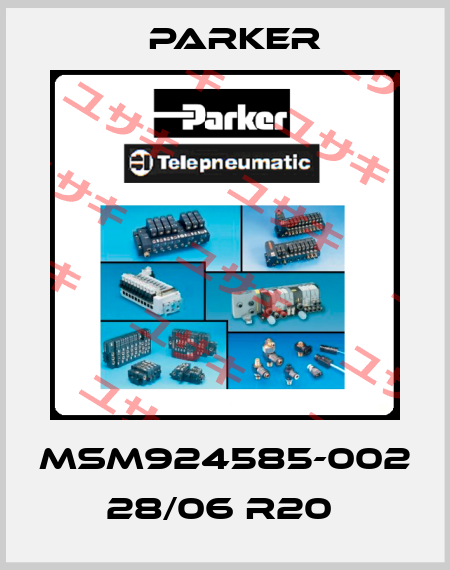 MSM924585-002 28/06 R20  Parker