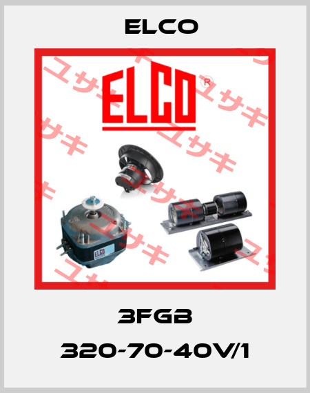 3FGB 320-70-40V/1 Elco