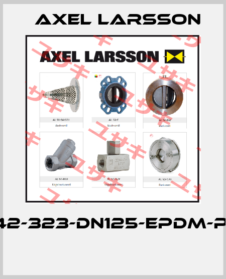 AL42-323-DN125-EPDM-PN10  AXEL LARSSON