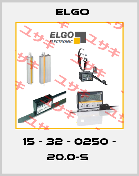 15 - 32 - 0250 - 20.0-S  Elgo