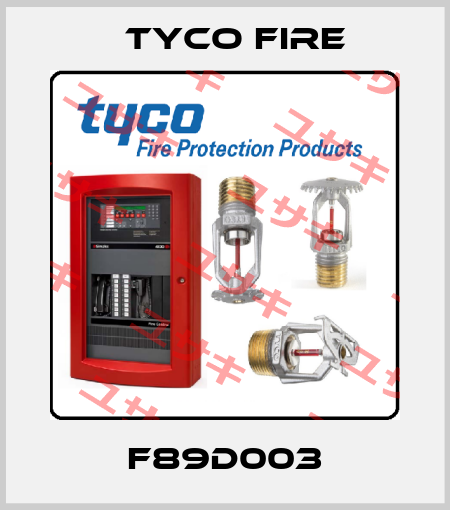 F89D003 Tyco Fire
