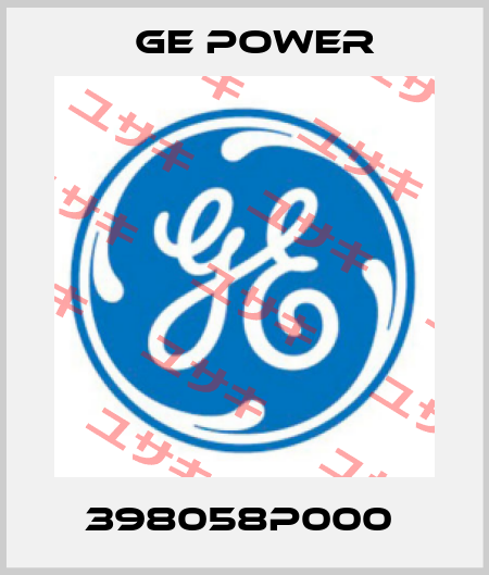 398058P000  GE Power