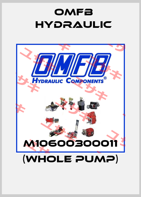 M10600300011 (whole pump) OMFB Hydraulic