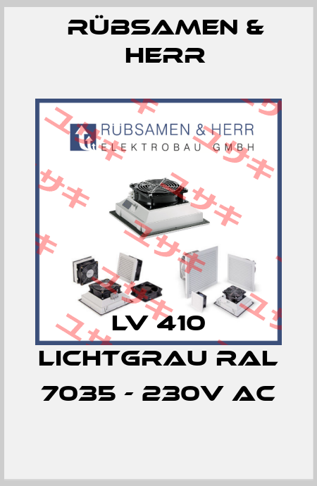 LV 410 Lichtgrau RAL 7035 - 230V AC Rübsamen & Herr