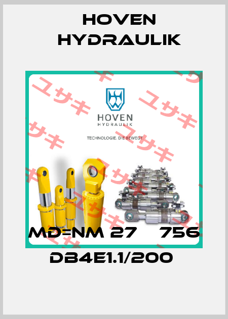 Md=NM 27    756 DB4E1.1/200  Hoven Hydraulik