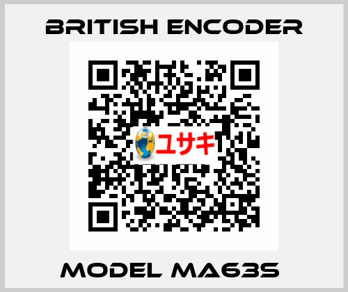 Model MA63S  British Encoder