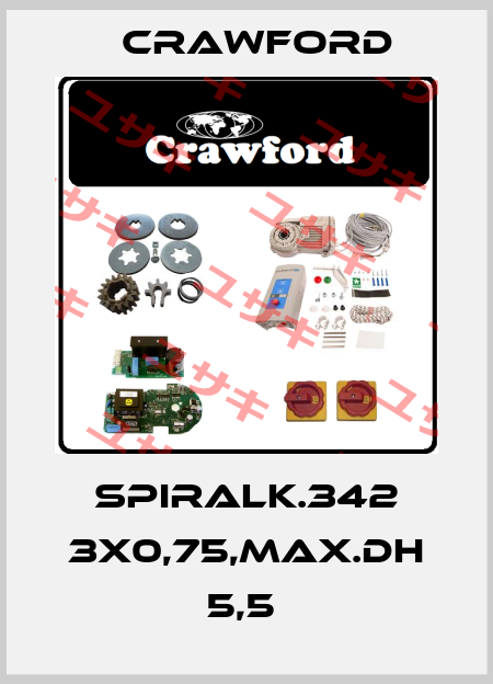 Spiralk.342 3X0,75,Max.Dh 5,5  Crawford