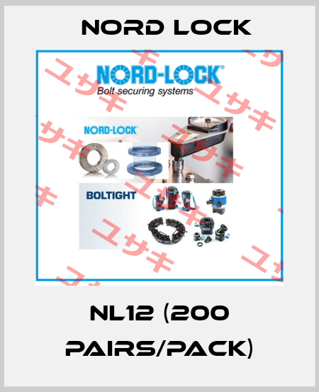 NL12 (200 Pairs/pack) Nord Lock