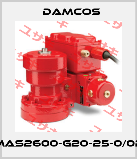 MAS2600-G20-25-0/0P Damcos