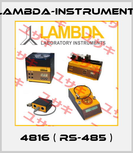 4816 ( RS-485 ) lambda-instruments