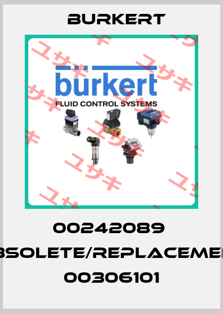 00242089  obsolete/replacement 00306101 Burkert