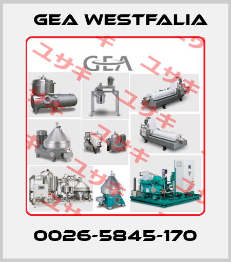 0026-5845-170 Gea Westfalia