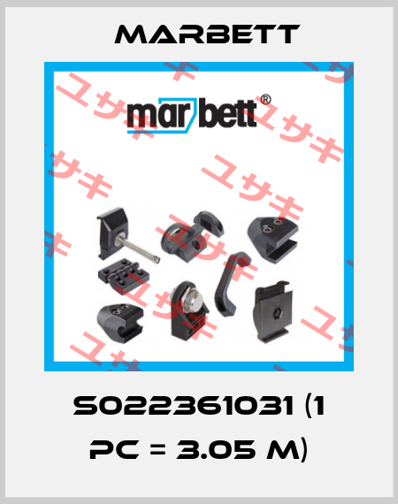 S022361031 (1 pc = 3.05 m) Marbett