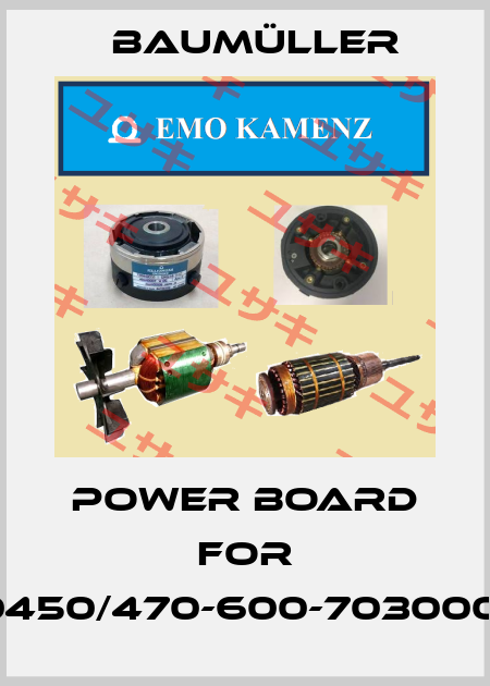 POWER BOARD for BKD6/0450/470-600-70300000004 Baumüller