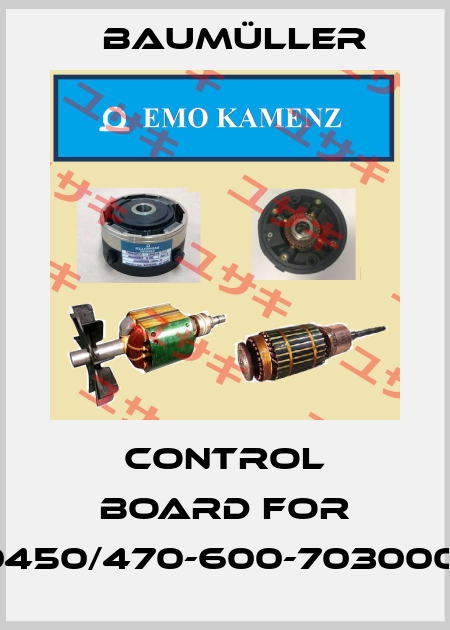 CONTROL BOARD for BKD6/0450/470-600-70300000004 Baumüller