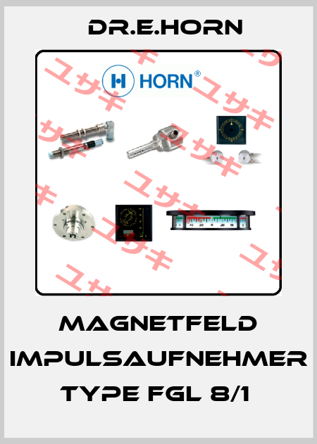 MAGNETFELD IMPULSAUFNEHMER TYPE FGL 8/1  Dr.E.Horn