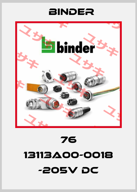 76 13113A00-0018 -205V DC Binder