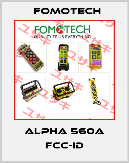 ALPHA 560A FCC-ID Fomotech