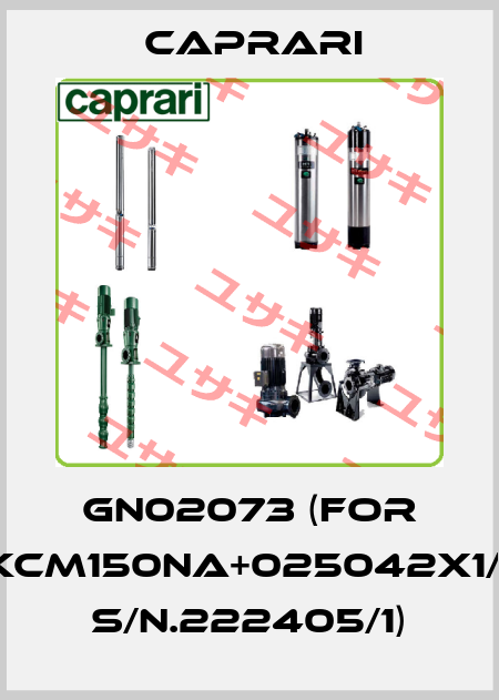 GN02073 (for KCM150NA+025042X1/1 s/n.222405/1) CAPRARI 
