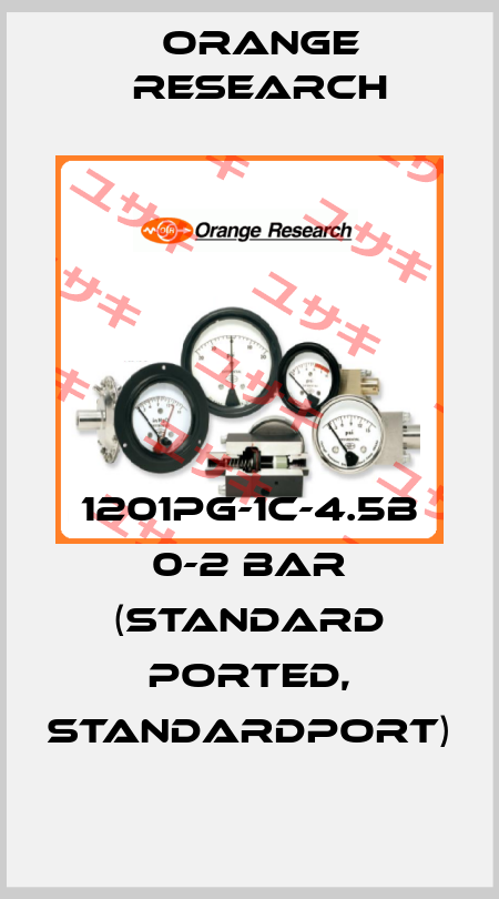 1201PG-1C-4.5B 0-2 BAR (standard ported, Standardport) Orange Research