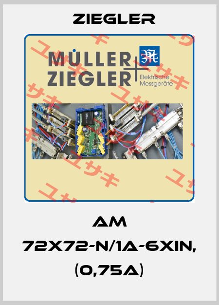 AM 72x72-n/1A-6xiN, (0,75A) Ziegler