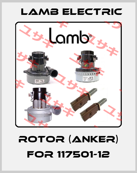 Rotor (Anker) for 117501-12 Lamb Electric