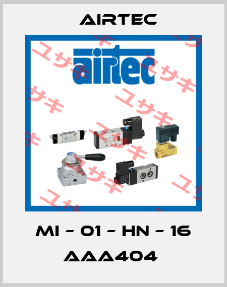 MI – 01 – HN – 16 AAA404  Airtec