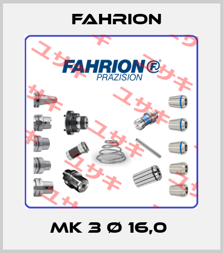 MK 3 Ø 16,0  Fahrion